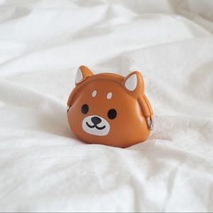 Shiba inu dog coin purse